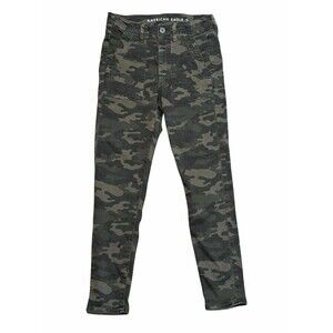 American Eagle Next Level Stretch Camo High Rise Jegging Crop Women’s Size 6